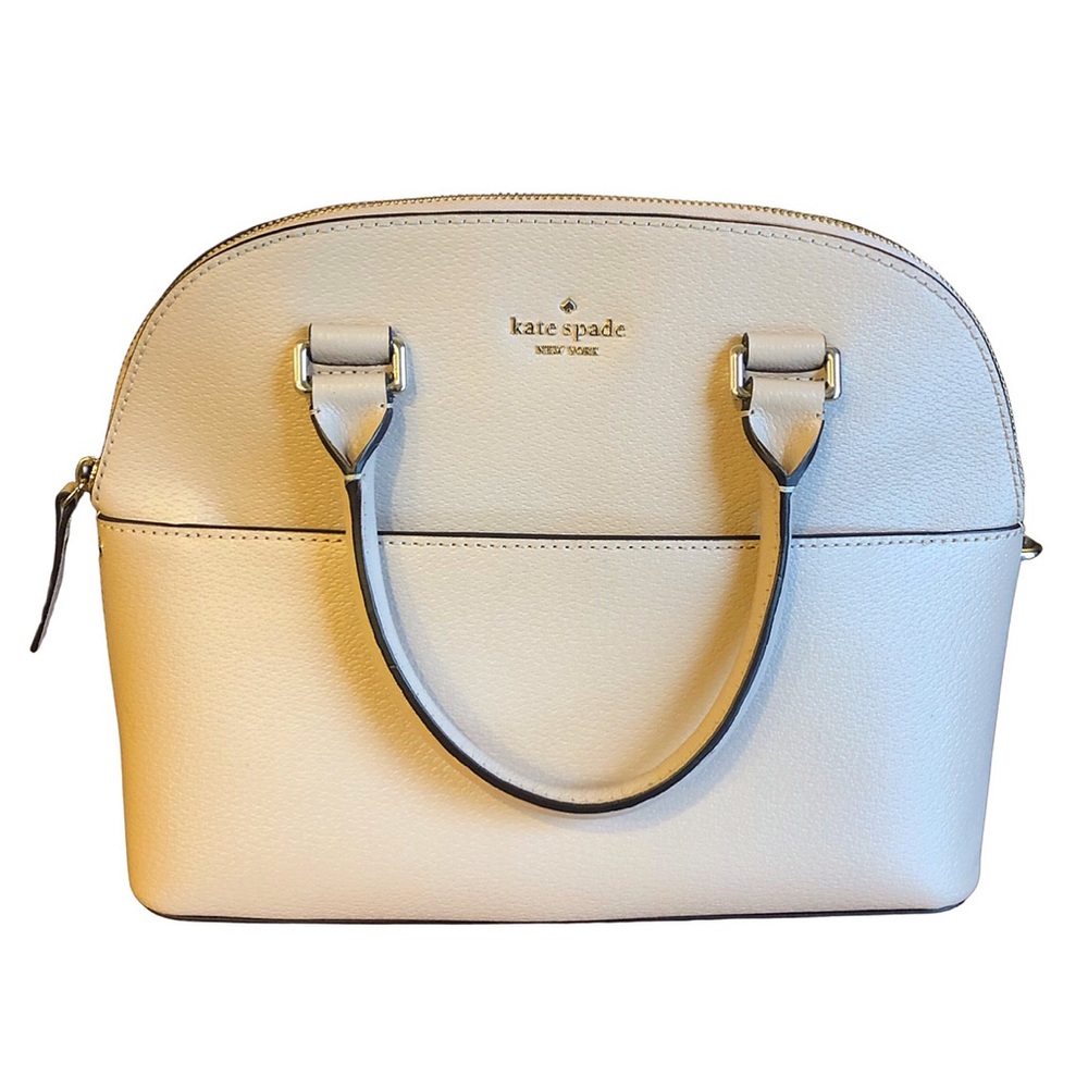 Kate Spade Ivory Blush Pink Satchel Bag Spring 🌷